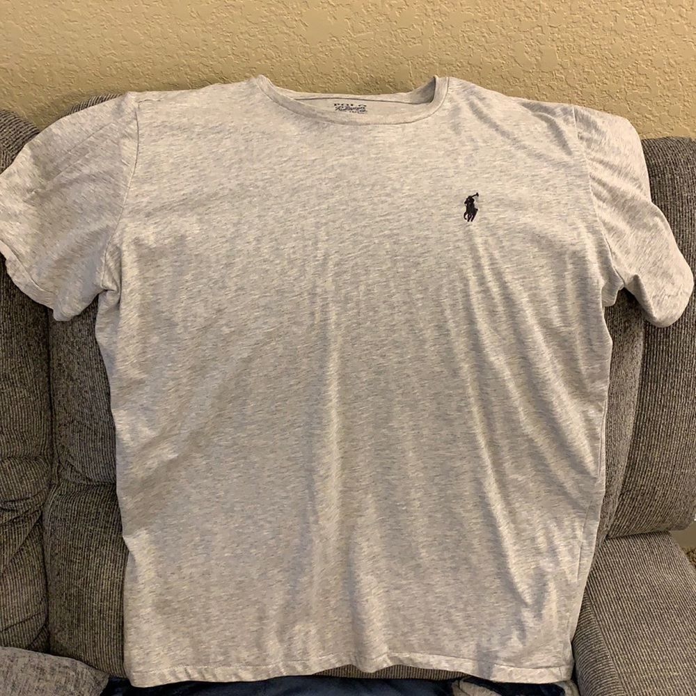Polo Ralph Lauren short sleeve tee. Gray. XL